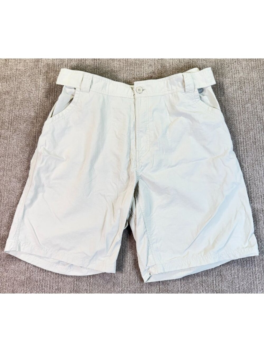 Simms Fishing Nylon Shorts XL Beige Lightweight Outdoor Men Gorp